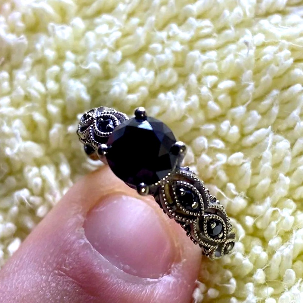 Black Diamond Ring